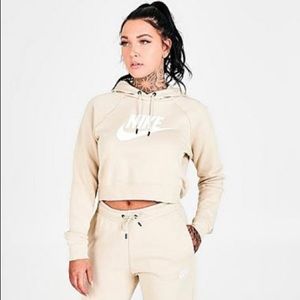 Nike crop hoodie, Size large #nike